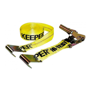 Correa De Carga Ratchet Gancho Plano 2" X 27' Capacidad 3,333Lb. KEEPER