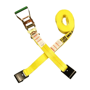 Correa Decarga Ratchet Gancho Plano 2" X 27' Capacidad 3,333Lbs. S-LINE/ANCRA