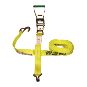 Correa De Carga Ratchet Gancho 2" X 27' Capacidad 3,333 Lbs. S-LINE/ANCRA