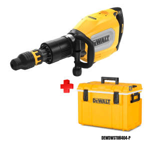COMBO - DEWALT - Demoledor 27Lbs SDS Max 27J-19Pie/Lbs 810-1,620 Golpes Por Minutos de 15 Amperios 120V más Hielera de Capacidad 27 Cuartos Amarilla Toughsystem