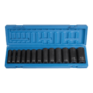 Socket Impacto STD SL P-1/2 7/16 > 1-1/4 con Juego de 13 Piezas. GREY PNEUMATIC CORP. - Imagen 2
