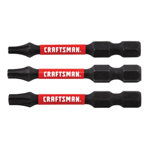 Punta Torx Hexagonal 1/4 T15 T20 T25 X 2" con Juego de 3 Piezas. CRAFTSMAN - Imagen 1