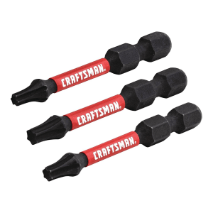 Punta Torx Hexagonal 1/4 T15 T20 T25 X 2" con Juego de 3 Piezas. CRAFTSMAN - Imagen 2