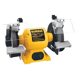 Esmeril de Banco de 8" con 3,600 Revoluciones por Minuto de 4.2 Amperios 120V 3/4HP. DEWALT