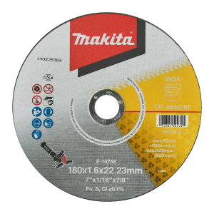 Disco De Corte Metal Plano 7" X 1/16 X 7/8 A60U. MAKITA - Imagen 1
