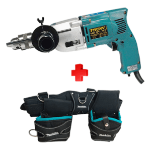 COMBO - MAKITA - Taladro de 1/2 Martillo mas Cinturón Portaherramientas