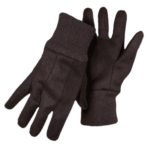 Guante Jersey Algodón / Poliéster Marrón Large. BOSS MFG - Imagen 1