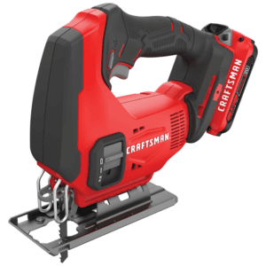 Caladora Orbital Inalámbrica 20V Variable de 0 a 2,500 Cortes por Minuto con 1 Batería de 2 Amperios y Cargador. CRAFTSMAN - Imagen 3