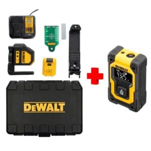 COMBO - DEWALT - Nivel Laser más Estimador de Distancia Laser