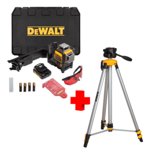 COMBO - DEWALT - Nivel Láser más Trípode de Aluminio