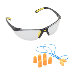 Protector Auditivo Tipo Tapón y Gafas Protectoras Juego. DIAMOND BACK