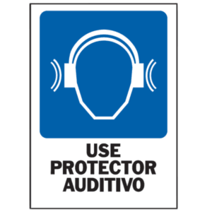 Letrero Use Protector Auditivo de 10" X 14". HY-KO PRODUCTS