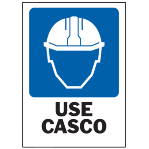 Letrero Use Casco de 10" X 14". HY-KO PRODUCTS
