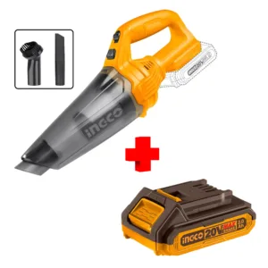COMBO - INGCO - Aspiradora 0.5 Litros más Batería de 2.0 Amperios