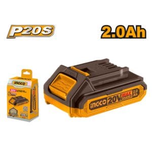 Batería 20V 2.0 Amperios Litio-On P20S. INGCO