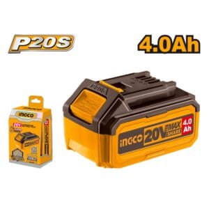Batería 20V 4.0 Amperios Litio-On P20S. INGCO