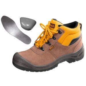 Bota Seguridad Punta de Acero Anti Clavo Talla #42. INGCO