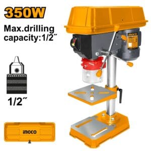 Taladro de Banco de 1/2 5 Velocidades 760 - 3,070 Revoluciones Por Minuto 350W 120V. INGCO