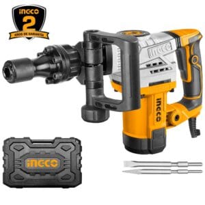 Demoledor de 15.4 Lbs Hexagonal 1-1/8 20J 3,800 Golpes por Minuto 1,300W 120V. INGCO