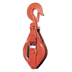 Garrucha Pintada Doble de 5" de 1-1/2 Toneladas con Diámetro de 1/2. JET