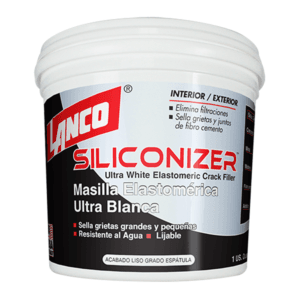 Masilla Selladora Elastómera Blanca Siliconizer de 1 Galón. LANCO - Imagen 1