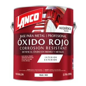 Anticorrosivo Minio Rojo Plus 1 Galón. LANCO - Imagen 1