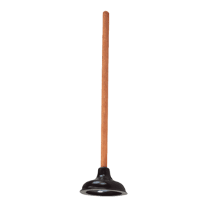 Destapador de Inodoro 6" Caucho Mango Madera. PROSOURCE