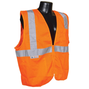 Chaleco de Precaución Color Naranja Plata Reflectivo L. RADIANS