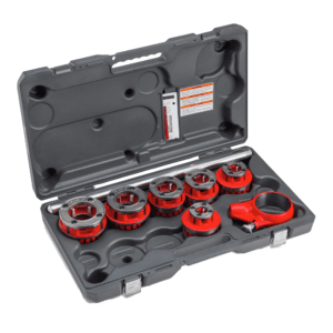 Roscadora Manual 12-R de 1/2 a 2" NPT Tubo Juego 8 Piezas. RIDGID