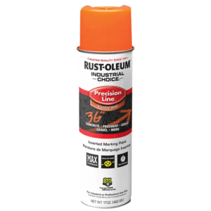 Pintura Spray 17 Onzas para Marcado Invertido, Naranja Fluorescente, Base Solvente. RUST-OLEUM