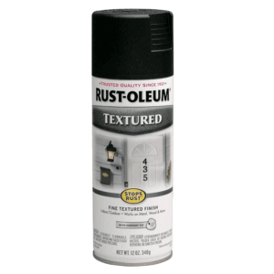 Pintura Spray de 12 Onzas Color Negro Texturizado Fino. RUST-OLEUM - Imagen 1