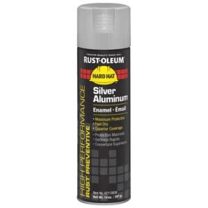 Pintura Spray de 14 Onzas Color Acero Inoxidable Hard Hat. RUST-OLEUM - Imagen 1