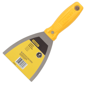 Espátula Flexible de 4" con Mango Plástico Color Amarillo. STANLEY