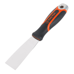 Espátula Flexible de 2" con Mango Bimaterial Color Negro / Naranja. TACTIX