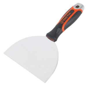 Espátula Flexible de 6" con Mango Bimaterial Color Negro / Naranja. TACTIX