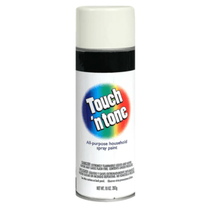 Pintura Spray de 10 Onzas Color Blanco Brillante. TOUCH N TONE