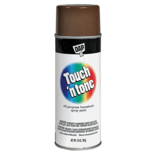 Pintura Spray de 10 Onzas Color Chocolate Brillante. TOUCH N TONE