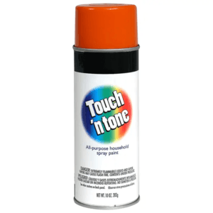 Pintura Spray de 10 Onzas Color Naranja Brillante. TOUCH N TONE
