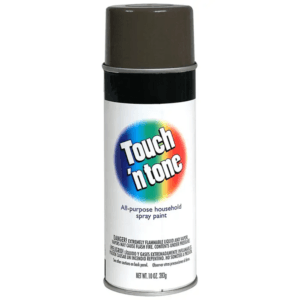 Pintura Spray de 10 Onzas Color Gris Paloma Brillante. TOUCH N TONE