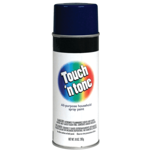 Pintura Spray de 10 Onzas Color Azul Oscuro Brillante. TOUCH N TONE