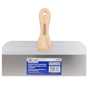 Espátula para Gypsum de 12" Inoxidable Mango de Madera. VULCAN