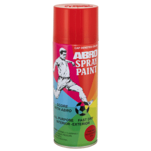 Pintura Spray de 10 Onzas Color Rojo Fuego. ABRO - Imagen 1