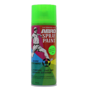 Pintura Spray de 10 Onzas Color Verde Fluorescente. ABRO