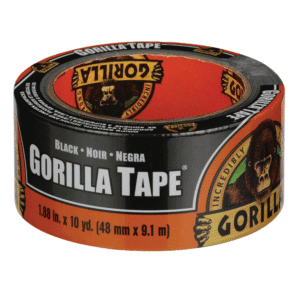 Tape Ducto Reforzado Negro 2" X 10 YDS X 0.43MM. GORILLA GLUE