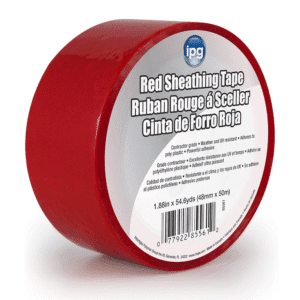 Tape Forro 1-7/8 X 54.6 Yardas Rojo (Sheathing Tape). INTERTAPE POLYMER - Imagen 1