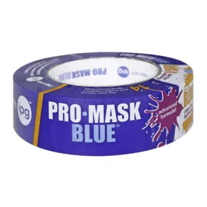 Masking Tape Azul 1.40" X 60 Yardas X 5.5 MM. INTERTAPE POLYMER
