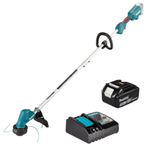 Desbrozadora Inalámbrica de 18V y 4.0 Amperios Brushless con Batería 3.0 Amperios y Cargador. MAKITA