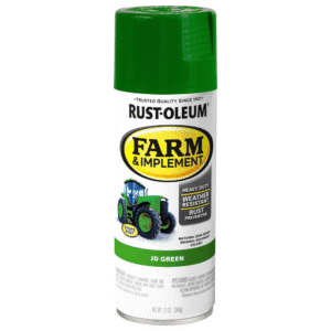 Pintura Spray de 12 Onzas Color Verde John Deere Equipo. RUST-OLEUM