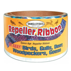Cinta Reflectiva Espanta Pájaros 2" X 25'. TANGLEFOOT - Imagen 1