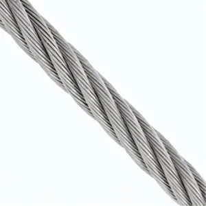 Cable Acero Galvanizado A/Acero (6 X 19) 5/8 Capacidad 33060Lbs. GENERICO